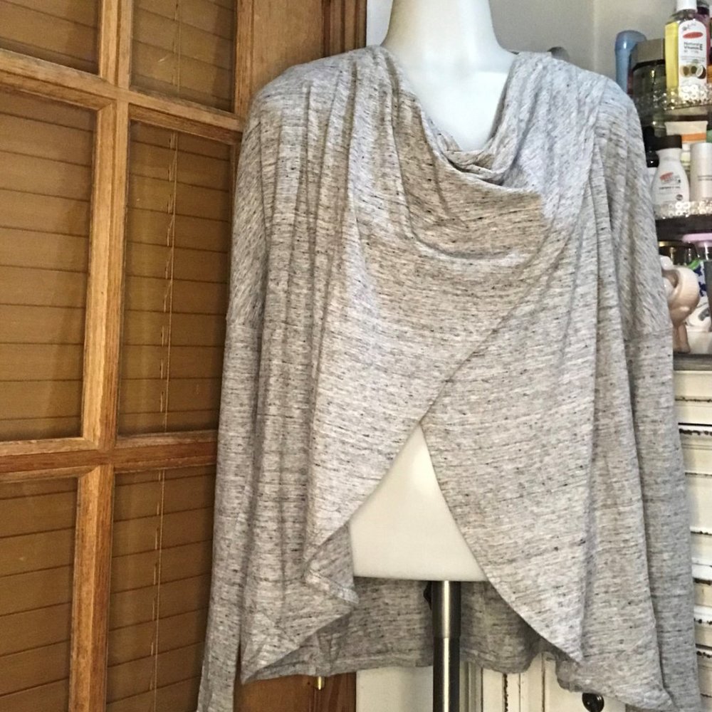 Almost New Cowl Neck with Criss Cross front By Maison Coupe Size M